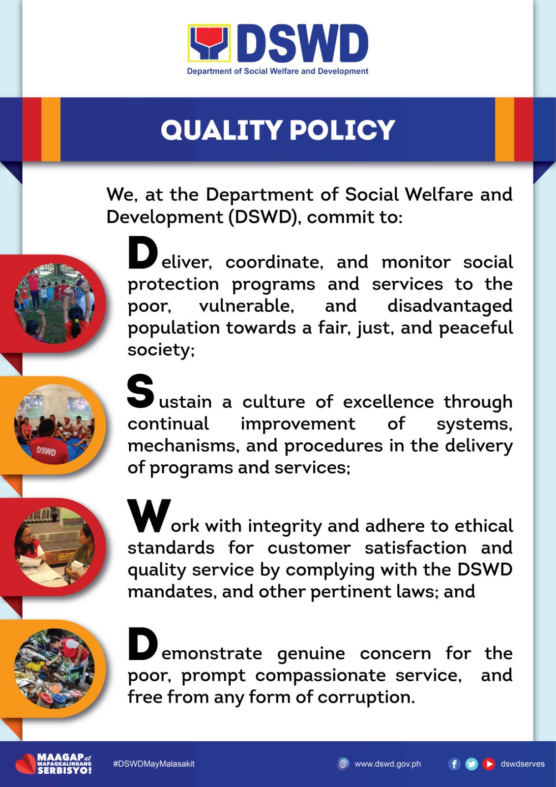 DSWD Quality Policy